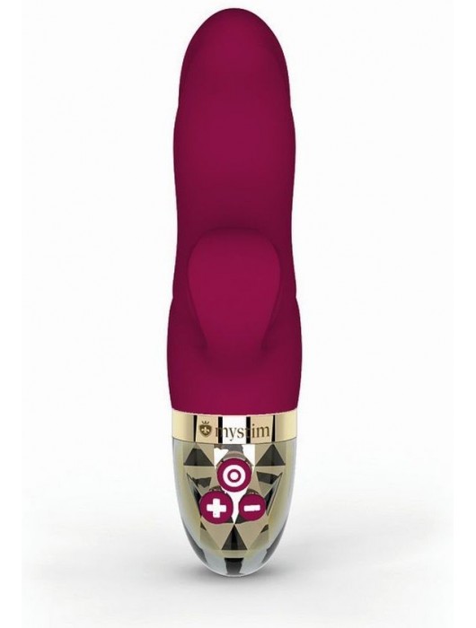 Ярко-розовый вибратор-кролик Hop Hop Bob - 16 см. - MyStim