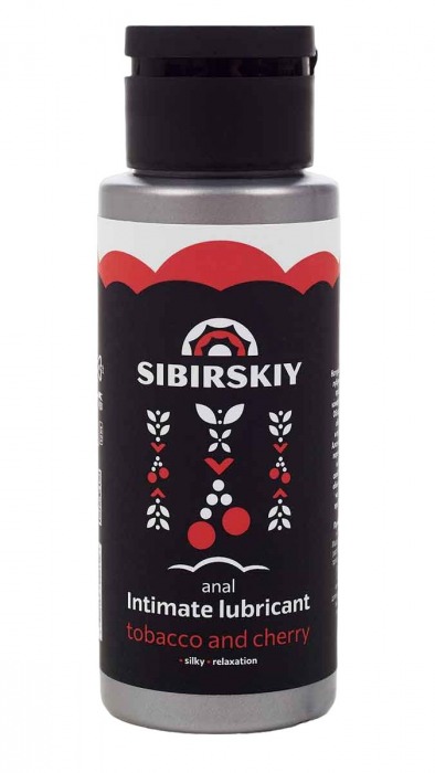Анальный лубрикант на водной основе SIBIRSKIY с ароматом вишни и табака - 100 мл. - Sibirskiy - купить с доставкой в Рязани