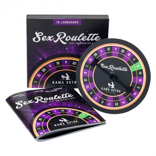 Настольная игра-рулетка Sex Roulette Kamasutra - Tease&Please - купить с доставкой в Рязани