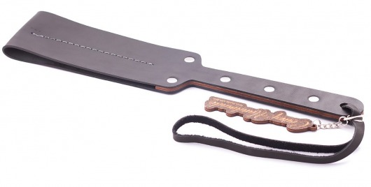 Гладкий мягкий удлиненный пэддл с заклепками - 32 см. - Crazy Handmade - купить с доставкой в Рязани