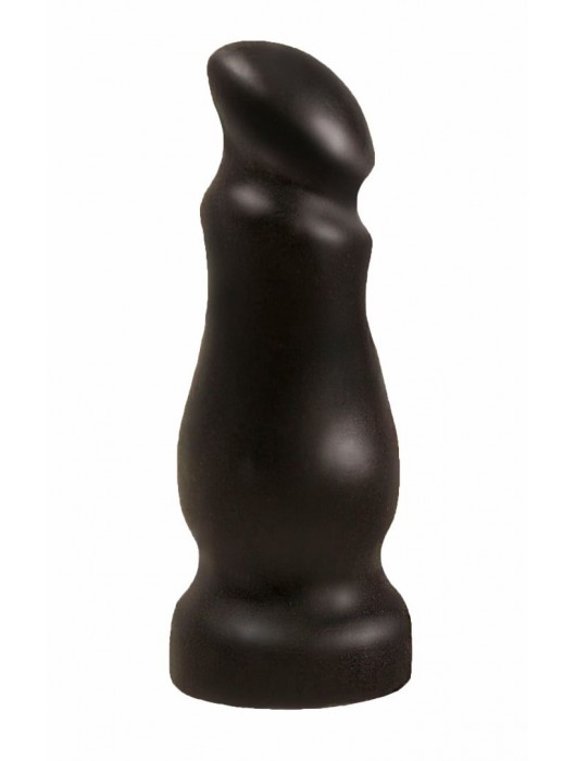 Чёрный массажёр простаты с приплюснутой головкой - 13 см. - LOVETOY (А-Полимер) - в Рязани купить с доставкой