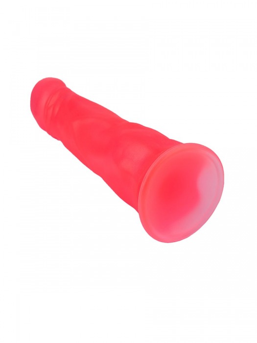 Розовый фаллоимитатор на присоске - 19,5 см. - LOVETOY (А-Полимер)