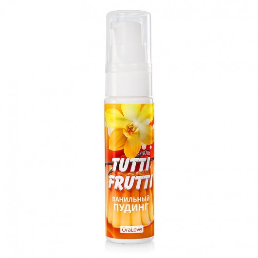 Интимный гель на водной основе Tutti-Frutti  Ванильный пудинг  - 30 гр. - Биоритм - купить с доставкой в Рязани