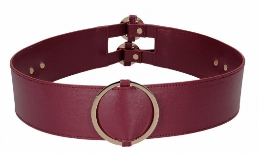 Бордовый ремень Halo Waist Belt - размер L-XL - Shots Media BV - купить с доставкой в Рязани