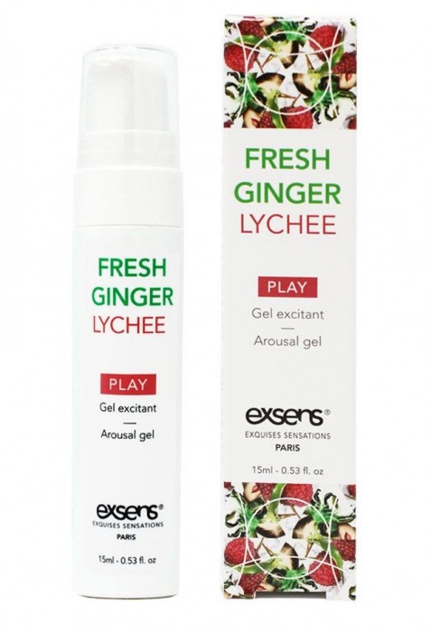 Возбуждающий гель Fresh Ginger Lychee Arousal Gel - 15 мл. - Exsens - купить с доставкой в Рязани