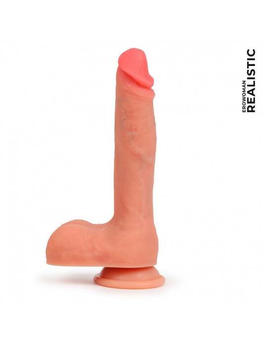 Реалистичный фаллоимитатор на присоске Erowoman Realistic XL - Erowoman-Eroman