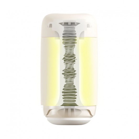 Бежевый мастурбатор Tenga Puffy - Tenga - в Рязани купить с доставкой