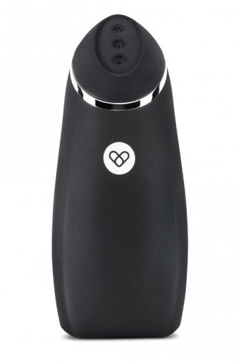 Черный перезаряжаемый мастурбатор для мужчин Pink Vibe - Pink Vibe - в Рязани купить с доставкой