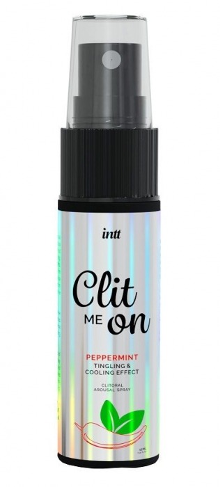 Клиторальный возбуждающий спрей Clit Me On Peppermint - 12 мл. - INTT - купить с доставкой в Рязани