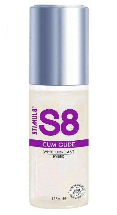 Гибридный лубрикант S8 Hybrid Cum Glide с консистенцией спермы - 125 мл. - Stimul8 - купить с доставкой в Рязани