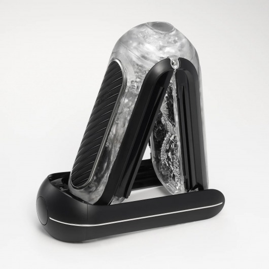 Черный мастурбатор Tenga Flip Zero Gravity с вибрацией - Tenga - в Рязани купить с доставкой