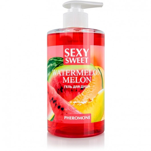 Гель для душа Sexy Sweet Watermelon Melon с ароматом арбуза, дыни и феромонами - 430 мл. -  - Магазин феромонов в Рязани