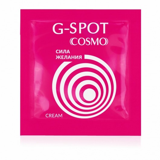 Стимулирующий интимный крем для женщин Cosmo G-spot - 2 гр. - Биоритм - купить с доставкой в Рязани