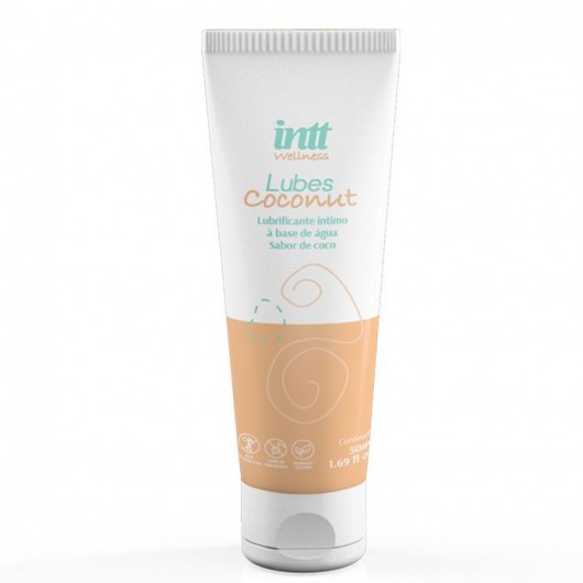 Лубрикант на водной основе Lubes Coconut с ароматом кокоса - 50 гр. - INTT - купить с доставкой в Рязани