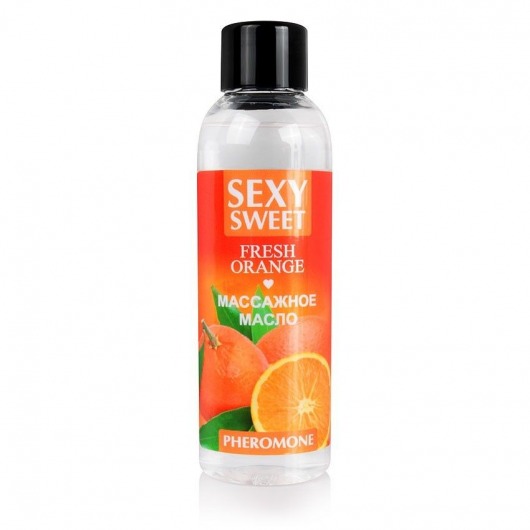 Массажное масло Sexy Sweet Fresh Orange с ароматом апельсина и феромонами - 75 мл. - Биоритм - купить с доставкой в Рязани