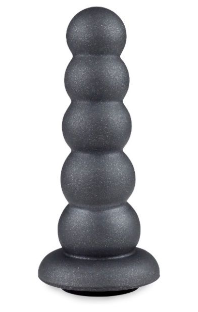 Серая насадка-ёлочка PLATINUM 4,5’’ - 12,5 см. - LOVETOY (А-Полимер) - купить с доставкой в Рязани