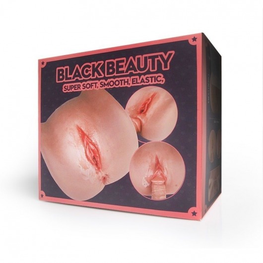 Мастурбатор Black Beauty - вагина и анус - S-HANDE - в Рязани купить с доставкой