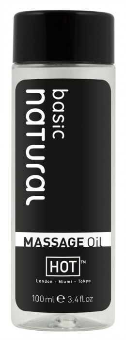 Массажное масло для тела Natural Basic - 100 мл. - HOT - купить с доставкой в Рязани