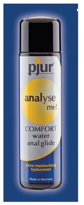 Анальный лубрикант pjur ANALYSE ME Comfort Water Anal Glide - 2 мл. - Pjur - купить с доставкой в Рязани