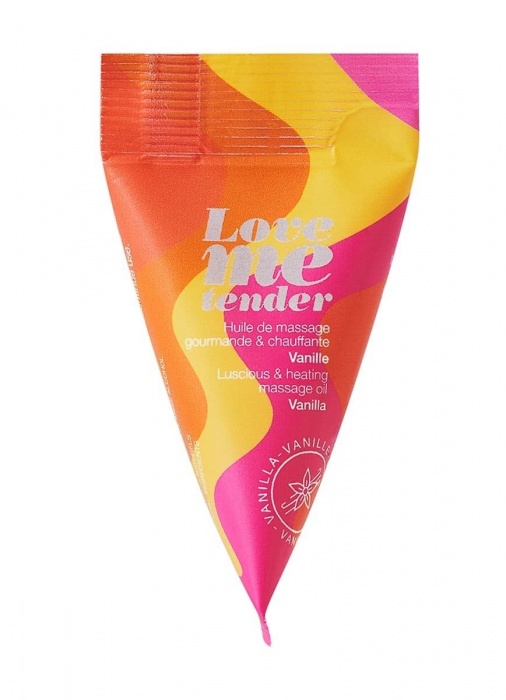 Съедобное согревающее массажное масло Love Me Tender Vanilla с ароматом ванили - 10 мл. - Love to Love - купить с доставкой в Рязани
