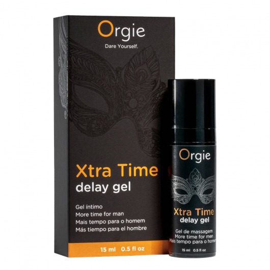 Продлевающий гель Orgie Xtra Time Delay Gel - 15 мл. - ORGIE - купить с доставкой в Рязани