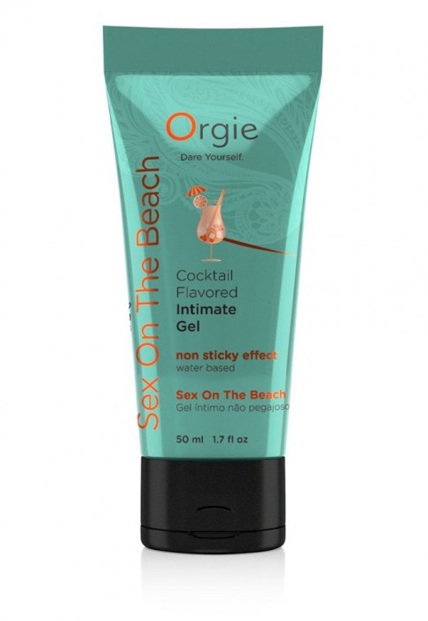 Съедобный интимный гель Orgie Lube Tube Cocktail Sex On The Beach - 50 мл. - ORGIE - купить с доставкой в Рязани
