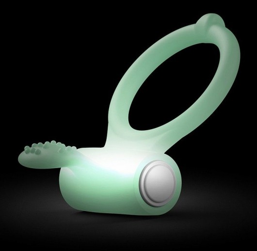 Светящееся в темноте эрекционное виброкольцо Power Clit - Dorcel - в Рязани купить с доставкой