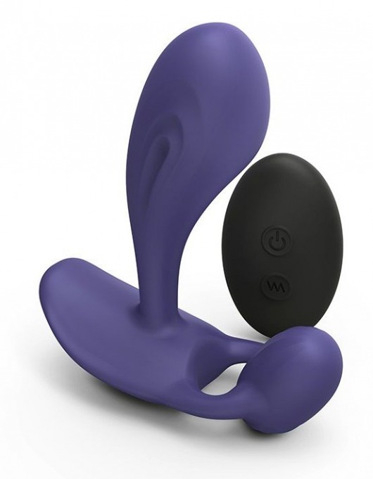 Темно-синий вибромассажер Witty P G Vibrator with Remote Control - Love to Love - в Рязани купить с доставкой