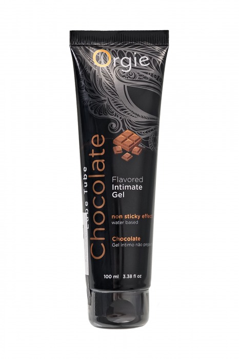 Интимный гель на водной основе Lube Tube Chocolate с шоколадным вкусом - 100 мл. - ORGIE - купить с доставкой в Рязани