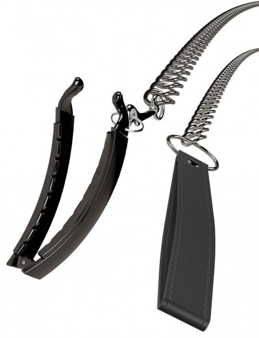 Зажим для половых губ с поводком Pussy Clamp With A Leash - Orion - купить с доставкой в Рязани