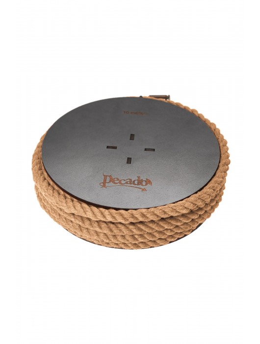 Джутовая веревка для шибари на катушке - 10 м. - Pecado - купить с доставкой в Рязани