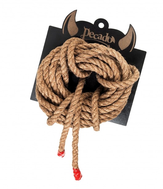 Джутовая веревка для шибари - 5 м. - Pecado - купить с доставкой в Рязани