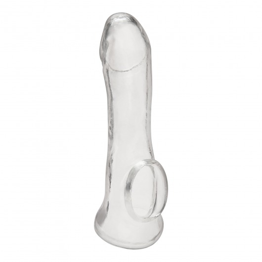 Прозрачная насадка на пенис Transparent Penis Enhancing Sleeve Extension - 15,9 см. - BlueLine - в Рязани купить с доставкой