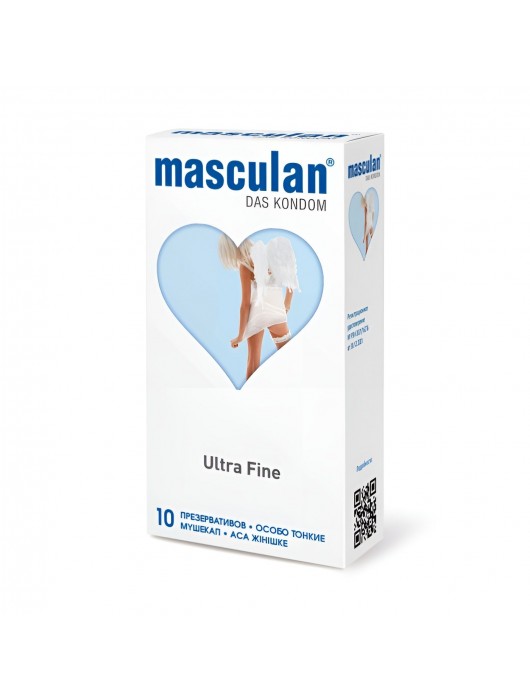 Ультратонкие презервативы Masculan Ultra Fine с обильной смазкой - 10 шт. - Masculan - купить с доставкой в Рязани