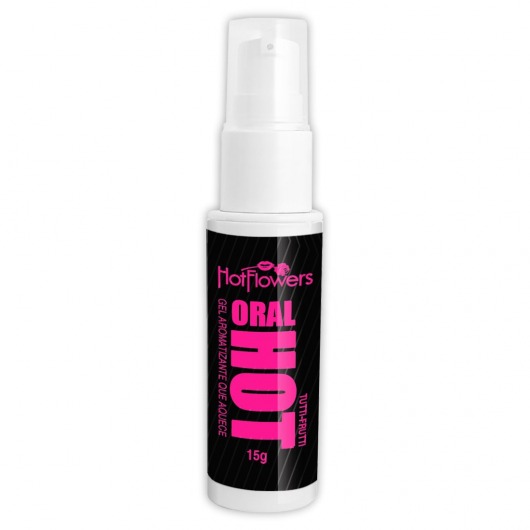 Гель для оральных ласк Oral Hot с согревающим эффектом - 15 гр. - HotFlowers - купить с доставкой в Рязани