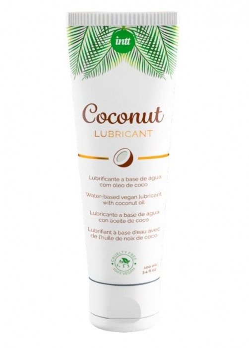 Веганская смазка на водной основе Coconut Lubricant - 100 мл. - INTT - купить с доставкой в Рязани