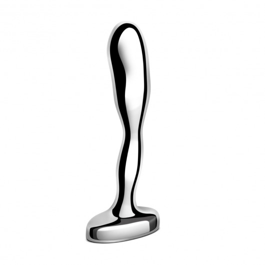 Стальной стимулятор простаты Stainless Steel Prostate Plug - 11,5 см. - b-Vibe - в Рязани купить с доставкой