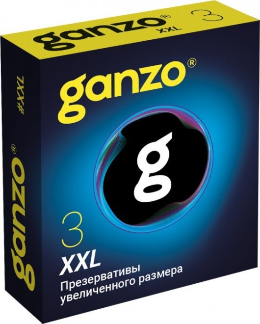 Презервативы увеличенного размера Ganzo XXL - 3 шт. - Ganzo - купить с доставкой в Рязани