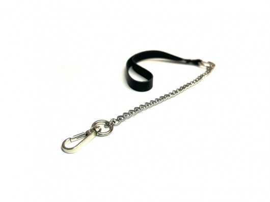 Поводок на цепочке Sex Game - 44 см. - БДСМ Арсенал - купить с доставкой в Рязани