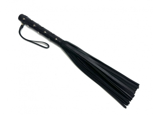 Кожаная плеть «Звездное небо» - 43 см. - БДСМ Арсенал - купить с доставкой в Рязани