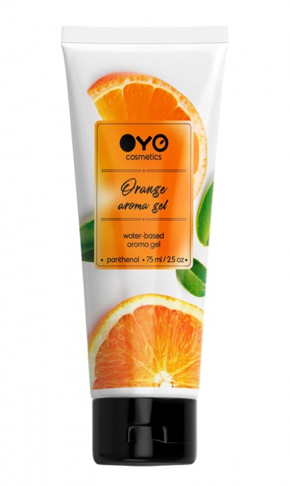 Лубрикант на водной основе OYO Aroma Gel Orange с ароматом апельсина - 75 мл. - OYO - купить с доставкой в Рязани