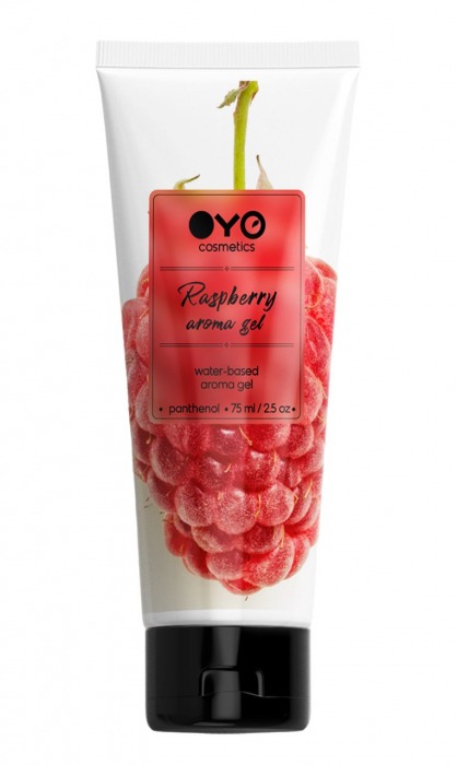 Лубрикант на водной основе OYO Aroma Gel Raspberry с ароматом малины - 75 мл. - OYO - купить с доставкой в Рязани