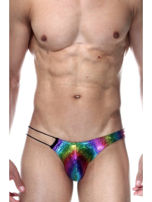 Радужные трусы-слипы с нитяным бочком - Don Moris купить с доставкой