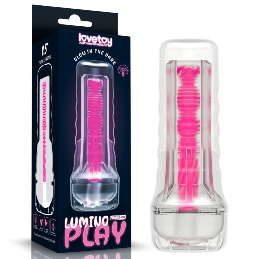Светящийся в темноте мастурбатор 8.5 Lumino Play Masturbator - Lovetoy - в Рязани купить с доставкой