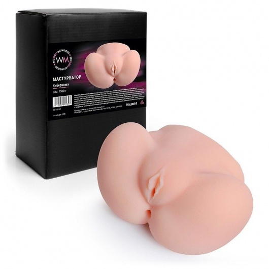 Реалистичный мастурбатор с двумя функциональными отверстиями - Erowoman-Eroman - в Рязани купить с доставкой