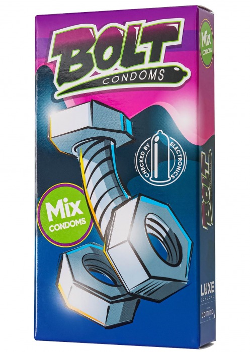 Набор презервативов Bolt Condoms - Luxe - купить с доставкой в Рязани