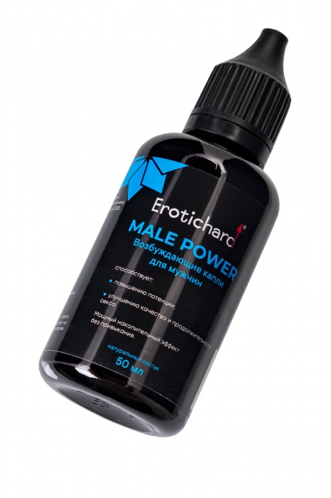 Капли для мужчин Erotichard Male Power - 50 мл. - Erotic Hard - купить с доставкой в Рязани