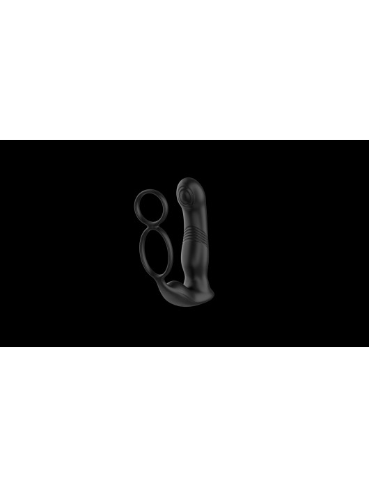 Черный вибромассажер простаты с эффектом фингеринга - 16 см. - Secwell - в Рязани купить с доставкой