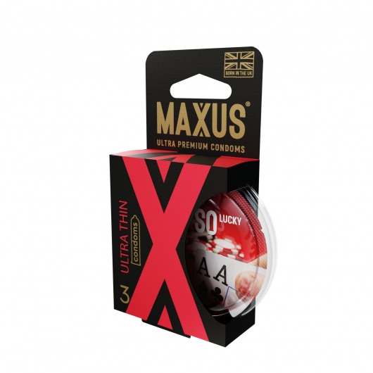 Ультратонкие презервативы MAXUS AIR Ultra Thin - 3 шт. - Maxus - купить с доставкой в Рязани