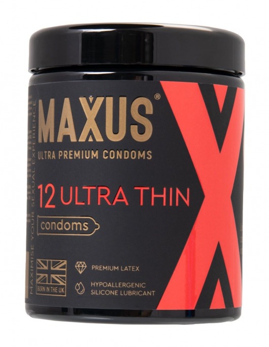 Ультратонкие презервативы MAXUS Ultra Thin - 12 шт. - Maxus - купить с доставкой в Рязани